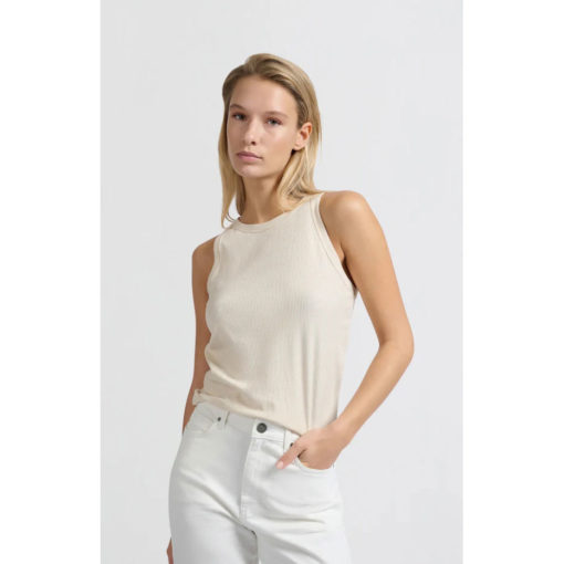YAYA Rib-Top Nature Mel