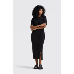 YAYA T-Shirt Kleid Washed Black