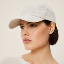 Moss Copenhagen Leinen Cap Sand