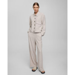Moss Copenhagen Leinen-Hose Sand