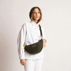 VIVI MARI Padded Hip Bag Olive