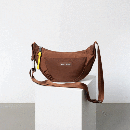 VIVI MARI Padded Hip Bag Tan
