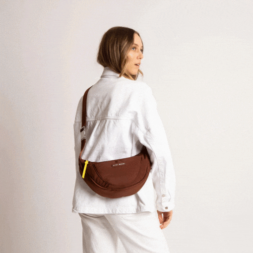 VIVI MARI Padded Hip Bag Tan