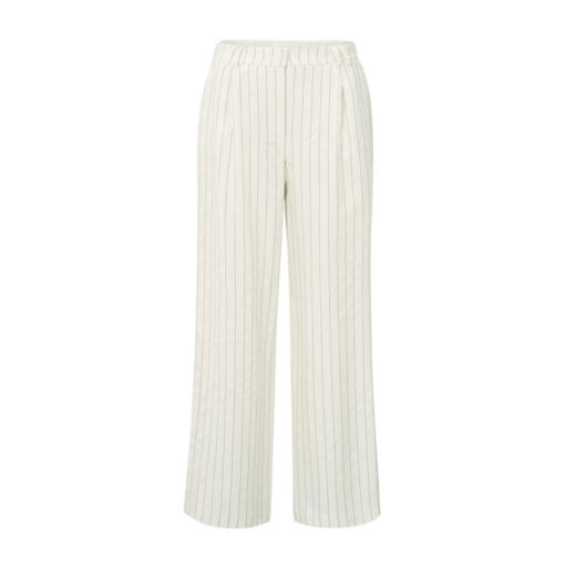 YAYA Streifenhose Linen Beige