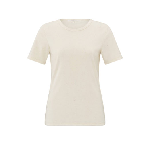 YAYA T-Shirt Off White Mel Vorderseite