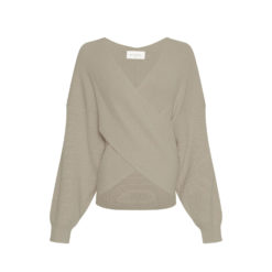 Moss Copenhagen Hope Wickel-Pullover Fog Melange