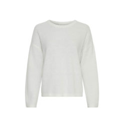 Moss Copenhagen Woll-Mix-Pullover Egret