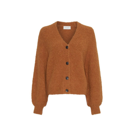 Moss Copenhagen Bouclé-Cardigan Cathay Spice