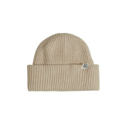 Moss Copenhagen Strick-Beanie Fog Melange