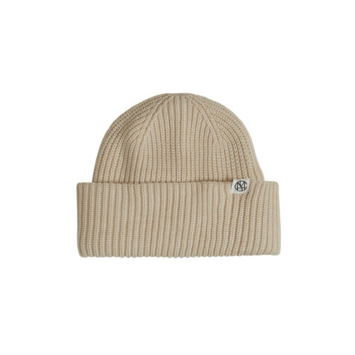 Moss Copenhagen Strick-Beanie Fog Melange