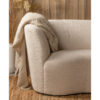 Sofa Stone Bouclé-Stoff Cremé