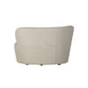 Sofa Stone Bouclé-Stoff Cremé