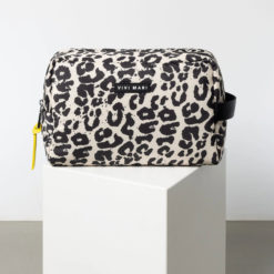 VIVI MARI Padded Toiletry Bag Leo Splashes Black/Sand L