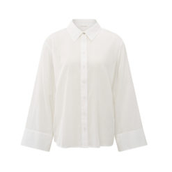 YAYA Baumwoll-Bluse Off White