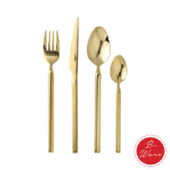 Broste Tvis Besteck 16er Set Gold B-Ware