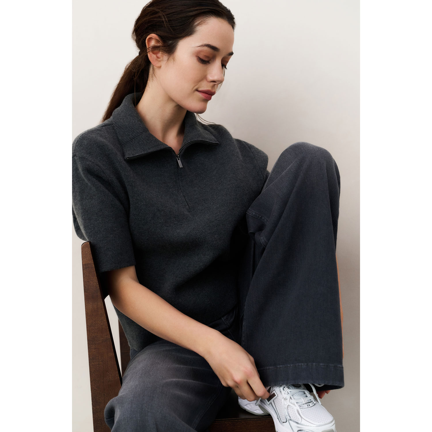 YAYA Jeans Grey Denim - L34