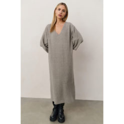 YAYA Kleid Brownish Grey