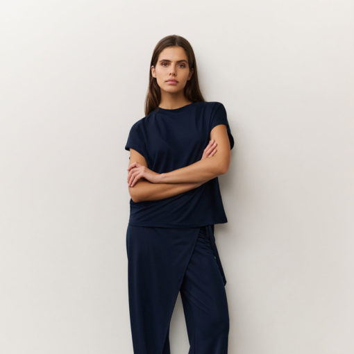 YAYA T-Shirt Eclipse Blue