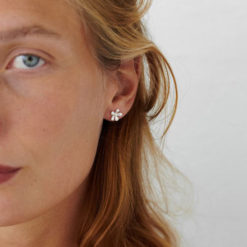 Pernille Corydon Ohrstecker Wild Poppy Silber