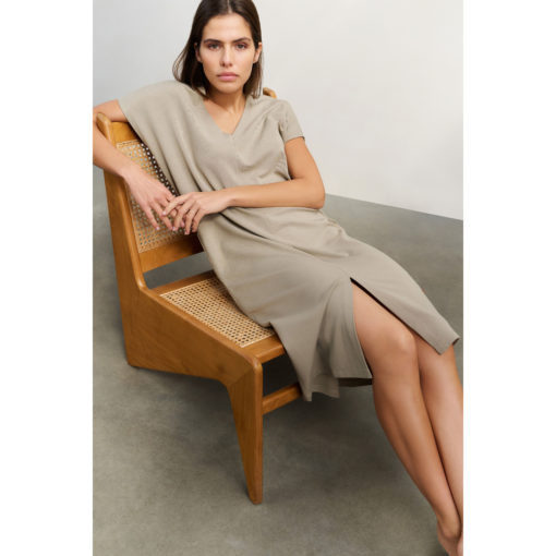 YAYA Kleid mit V-Ausschnitt Seneca