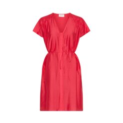 Moss Copenhagen Midi-Kleid Rose Red