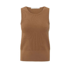 YAYA Rib-Top Chipmunk Brown