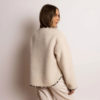 VIVI MARI Teddy Fleece Jacket Sand