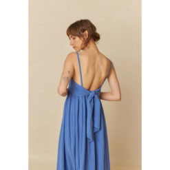 Indi&Cold Maxi-Kleid Blau