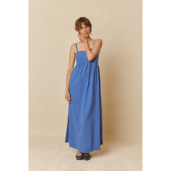 Indi&Cold Maxi-Kleid Blau