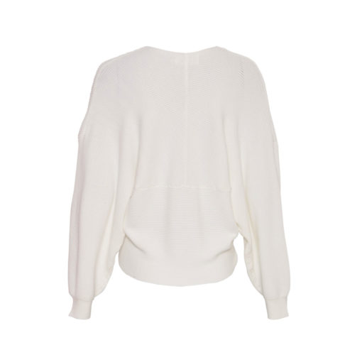 Moss Copenhagen Wickel-Pullover Egret