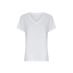 Moss Copenhagen Modal-Shirt V Bright White
