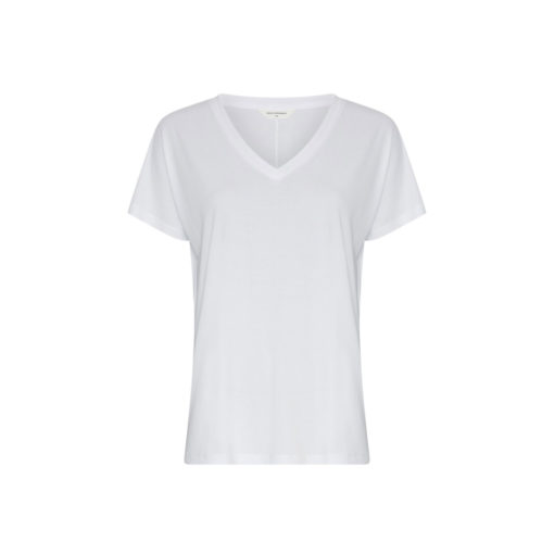 Moss Copenhagen Modal-Shirt V Bright White