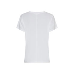 Moss Copenhagen Modal-Shirt V Bright White Rückansicht