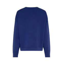 Moss Copenhagen Q Sweater Sodalite Blue Rückansicht