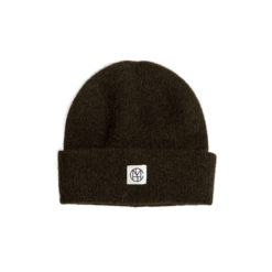 Moss Copenhagen Woll-Beanie Forest Night