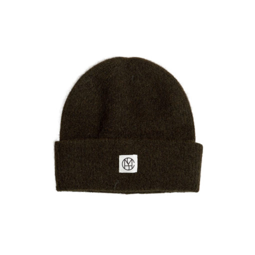 Moss Copenhagen Woll-Beanie Forest Night