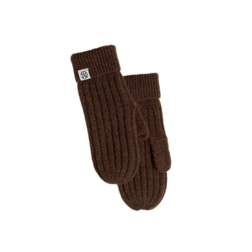 Moss Copenhagen Woll-Handschuhe Slate Black