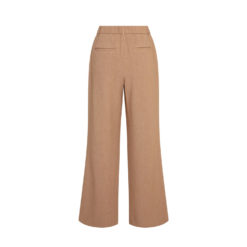 Moss Copenhagen Viskose-Mix Hose T Coconut Melange Rückansicht