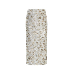 Moss Copenhagen Paillettenrock Silver T Coco