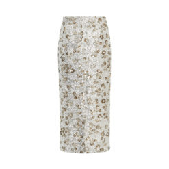 Moss Copenhagen Paillettenrock Silver T Coco Rückansicht