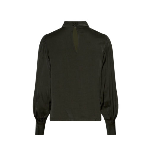 Moss Copenhagen Satin-Bluse Rosin Rückansicht