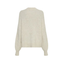 Moss Copenhagen Alpaca-Sweater Oatmeal Rückansicht