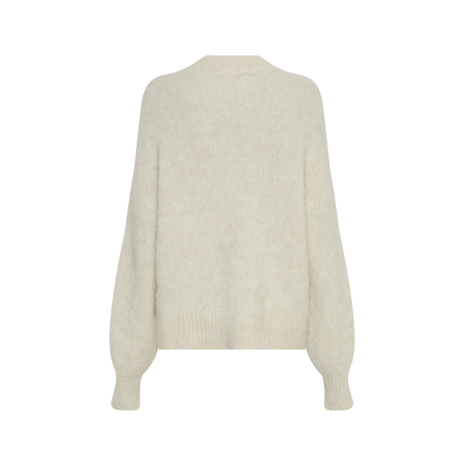 Moss Copenhagen Alpaca-Sweater Oatmeal Rückansicht