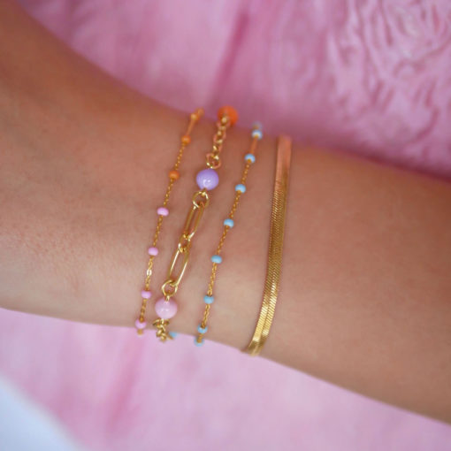 Enamel Armband Caroline Gold und weitere Armbänder