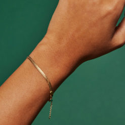 Enamel Armband Caroline Gold Detail