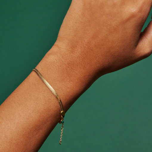 Enamel Armband Caroline Gold Detail