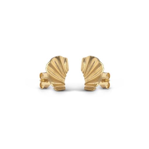 Enamel Ohrstecker Mini Wave Gold