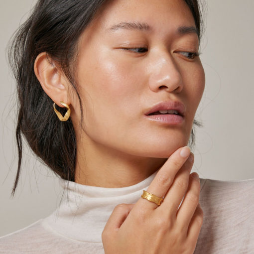 Enamel Ohrring Dalia Gold Model