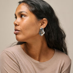 Enamel Ohrstecker Cleopatra Silber Model