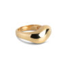 Enamel Ring Agnete L Gold